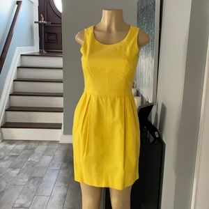 J. Crew  yellow dress size 0